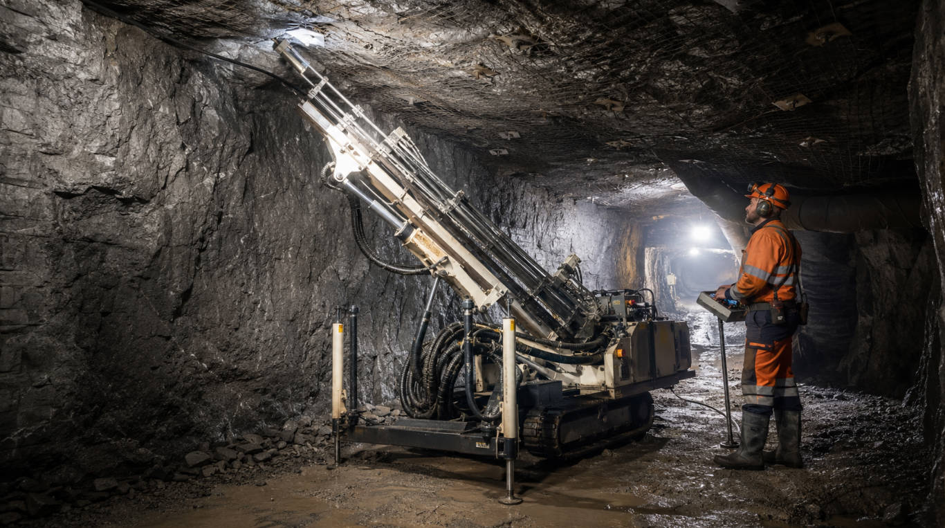 Underground Core Drilling Rig In Tunnel Underground Core Drilling Rig In Tunnel
