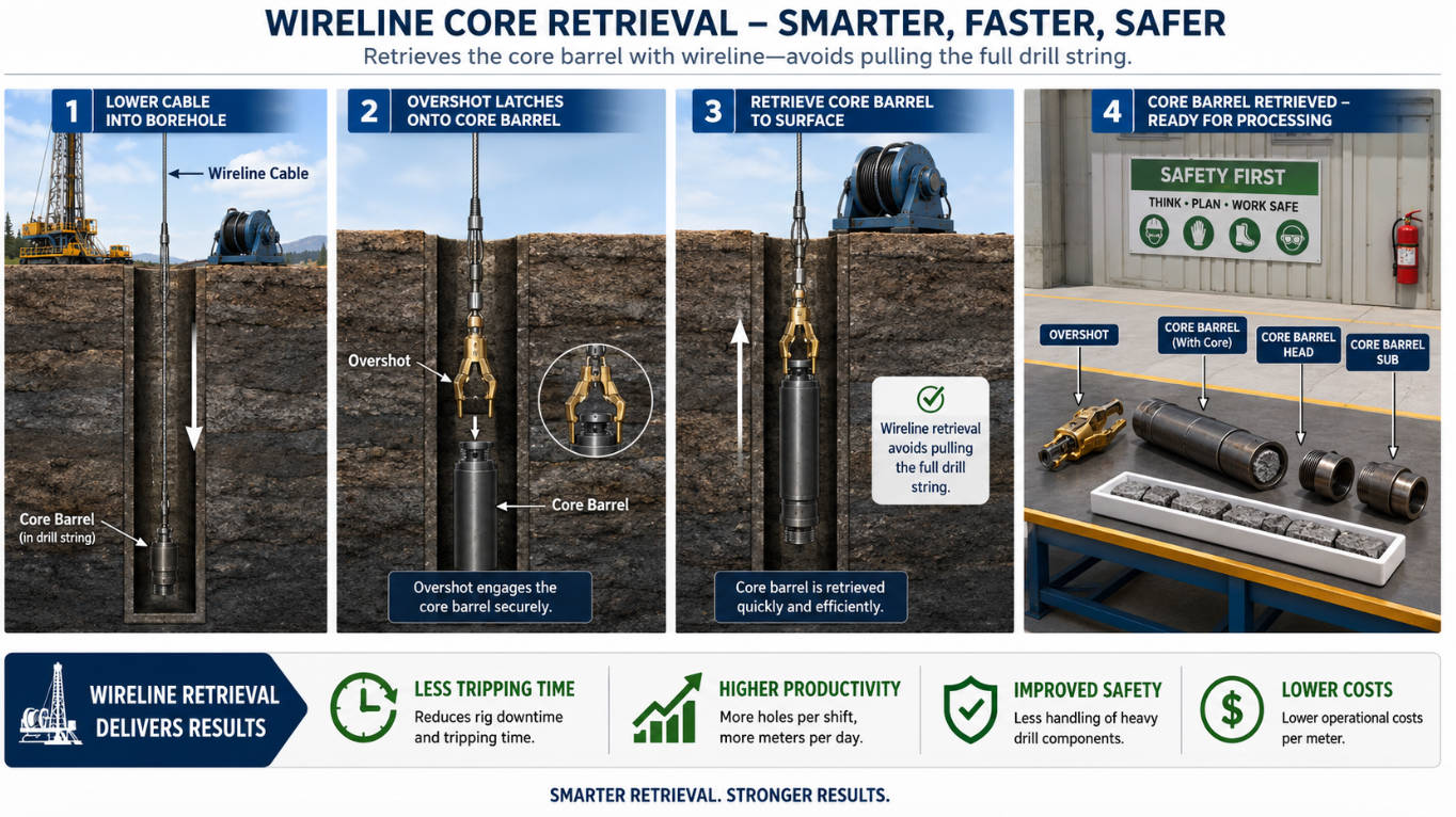 Wireline Core Retrieval Process Wireline Core Retrieval Process