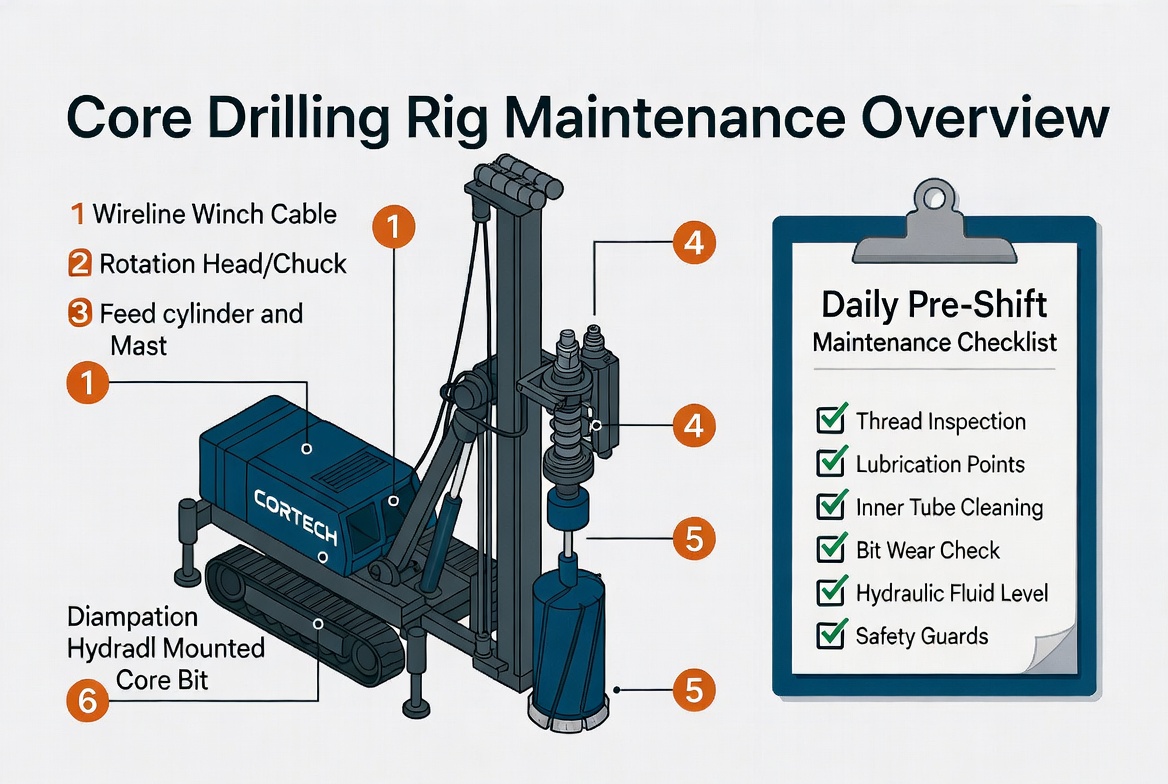 Core Drilling Maintenance Checklist
