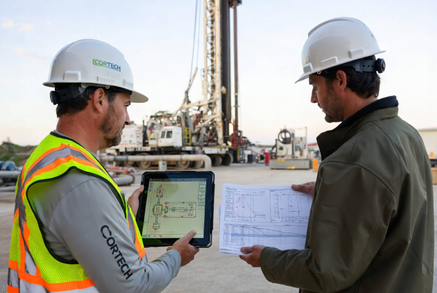 Cortech Engineer Planning Deep Core Drilling Project