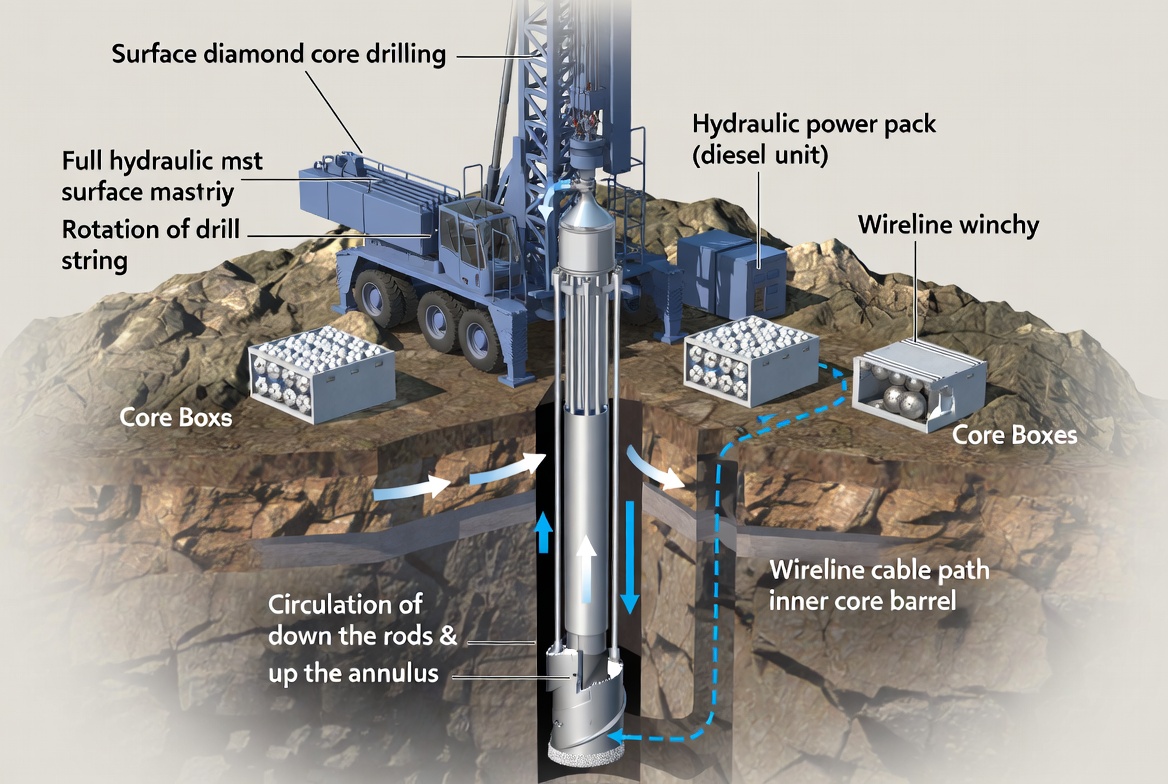 Diamond Drilling Process Overview