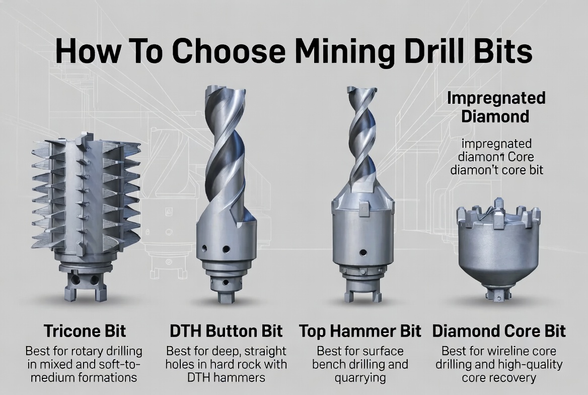 How to Choose Mining Drill Bits and Core Drilling Tools