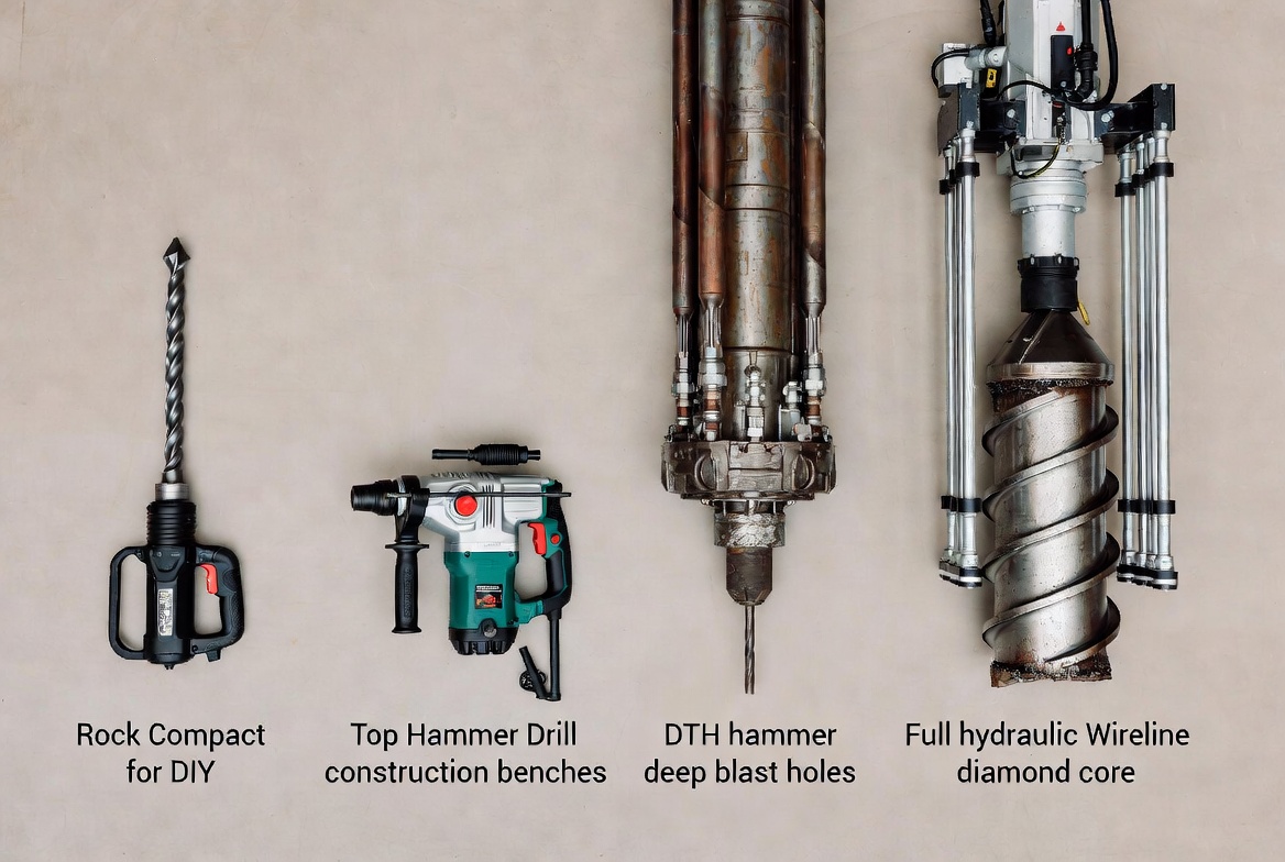 Rock Drilling Tools Comparison