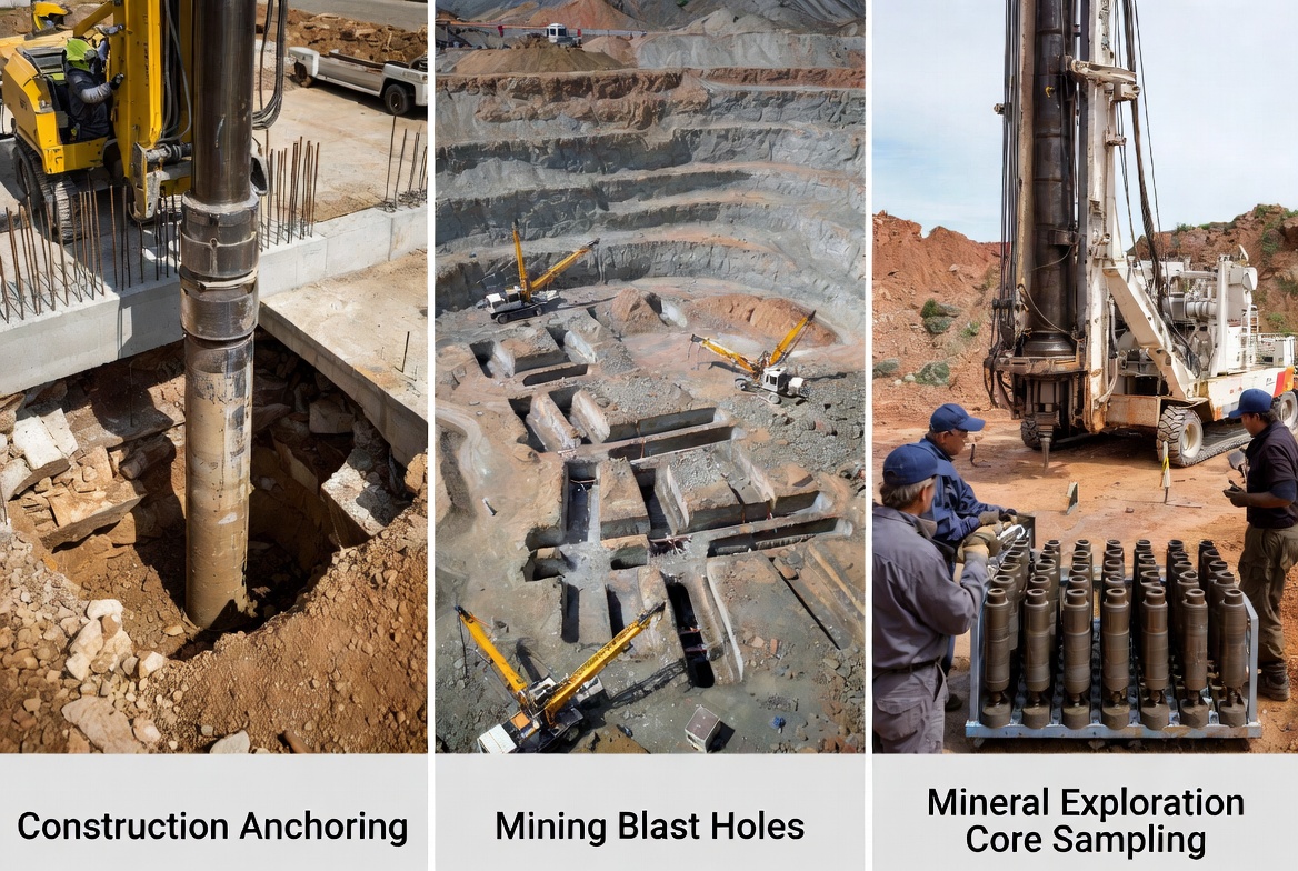 Industrial Rock Drilling Applications